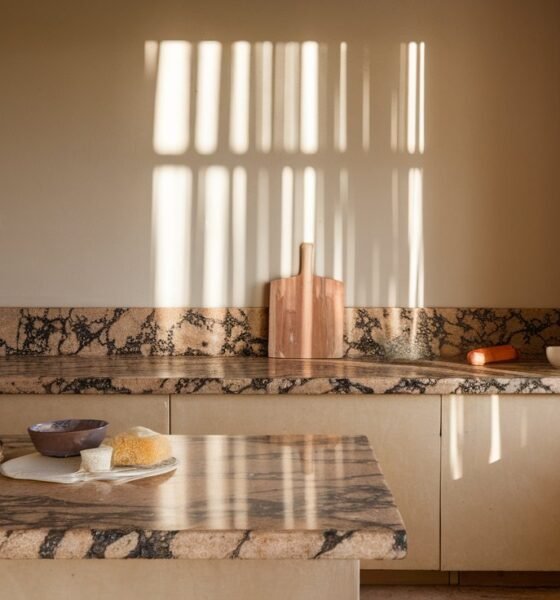 Setting granite countertops