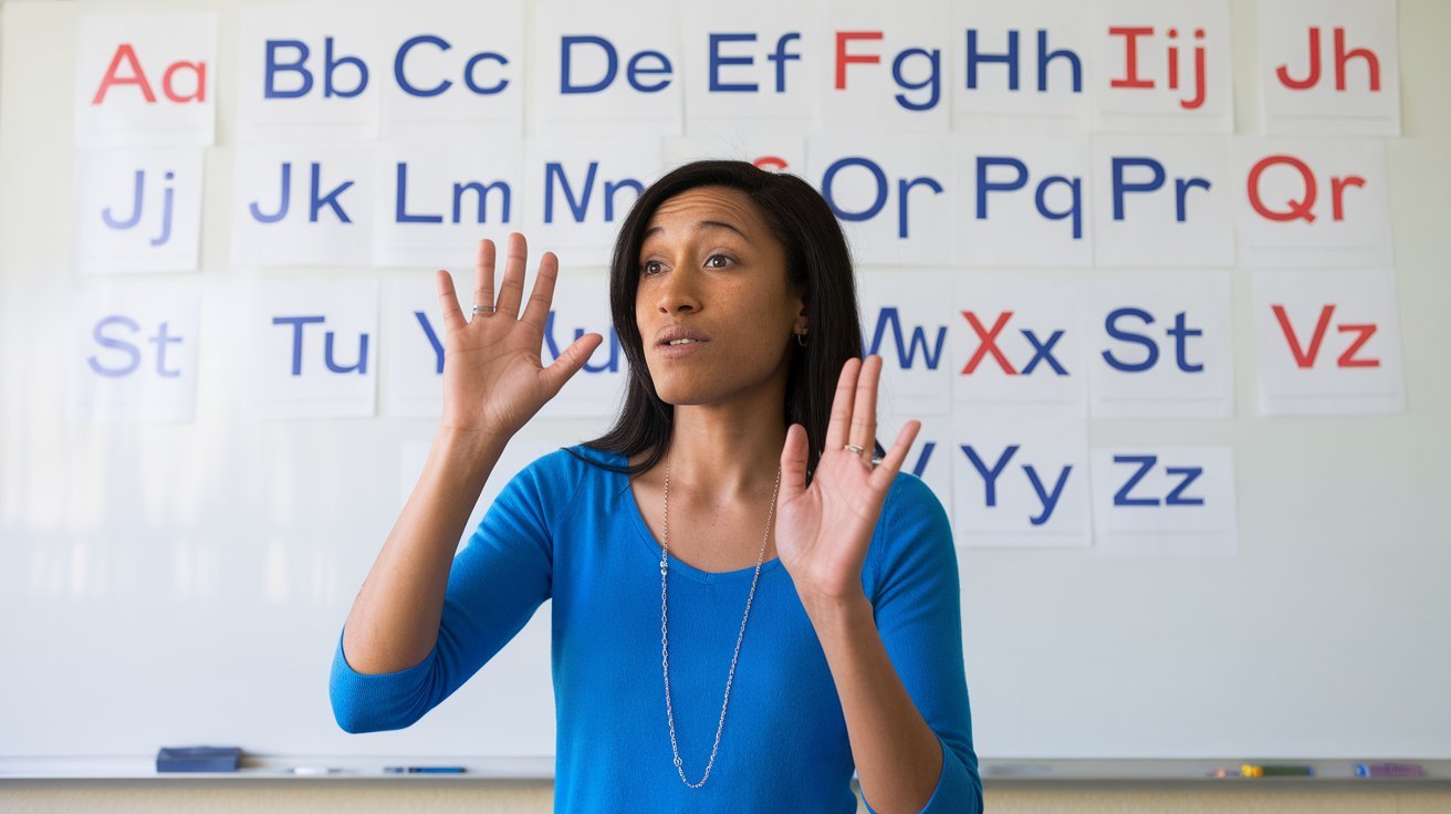 teacher in ASL